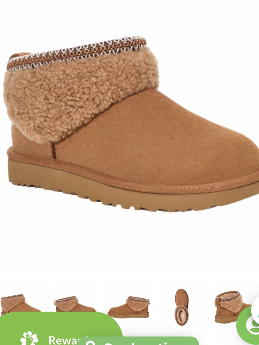 UGG Classic Ultra Mini Maxi Curly Size 7